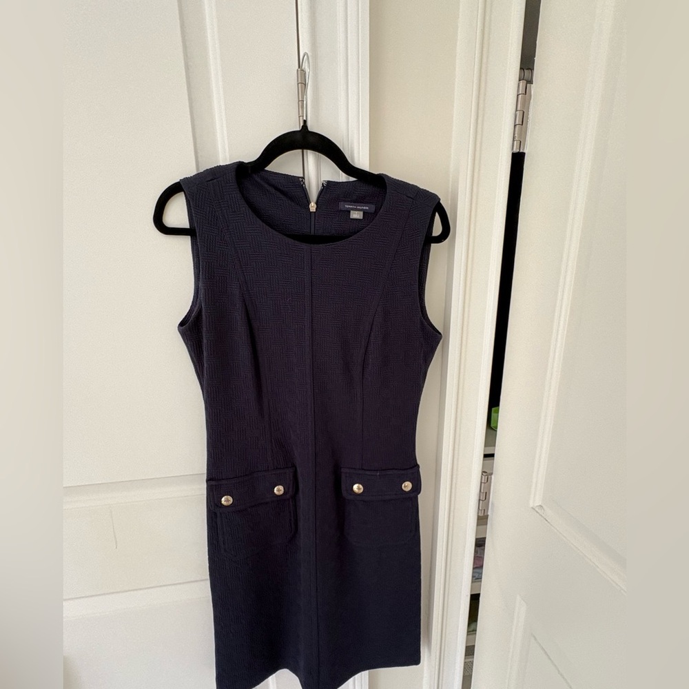 Navy Sleeveless Dress